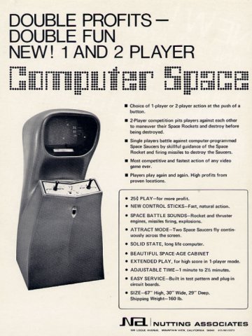 Computer Space advertisement (Nutting Associates)