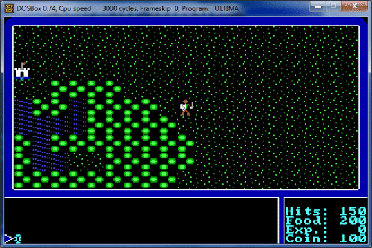 Ultima introduced the concept of tile-based graphics
