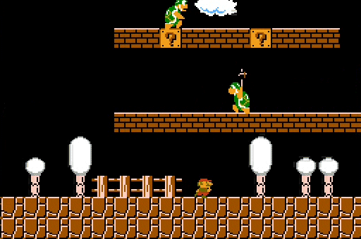Hammer Bros are Koopa Troopas that walk upright and throw hammers