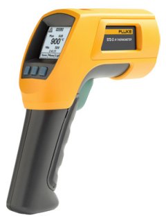 This high-temperature infrared thermometer can monitor temperatures of up to 900 degrees centigrade