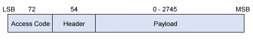 The Bluetooth packet format