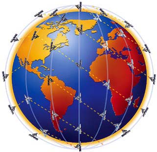 Iridium is a constellation of 66 low earth orbit communication satellites