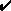 Tick symbol