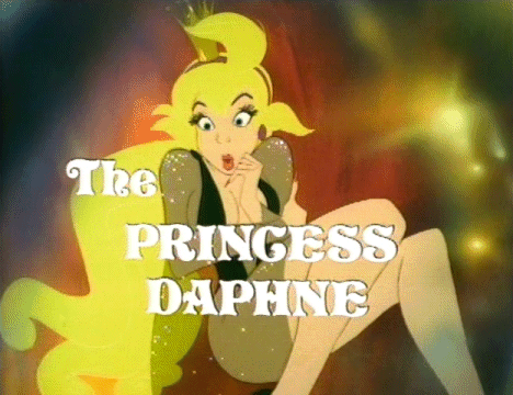 The beautiful but stereotypically blonde Princess Daphne
