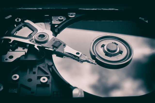 Inside a modern hard disk drive