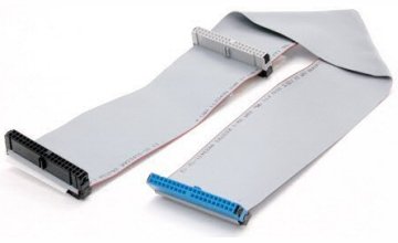 A typical IDE/ATA ribbon cable