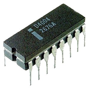 The Intel D4004 microprocessor