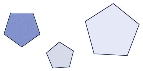 All regular polygons of the same type are similar
