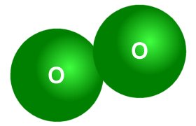 Oxygen exists naturally as a diatomic molecule
