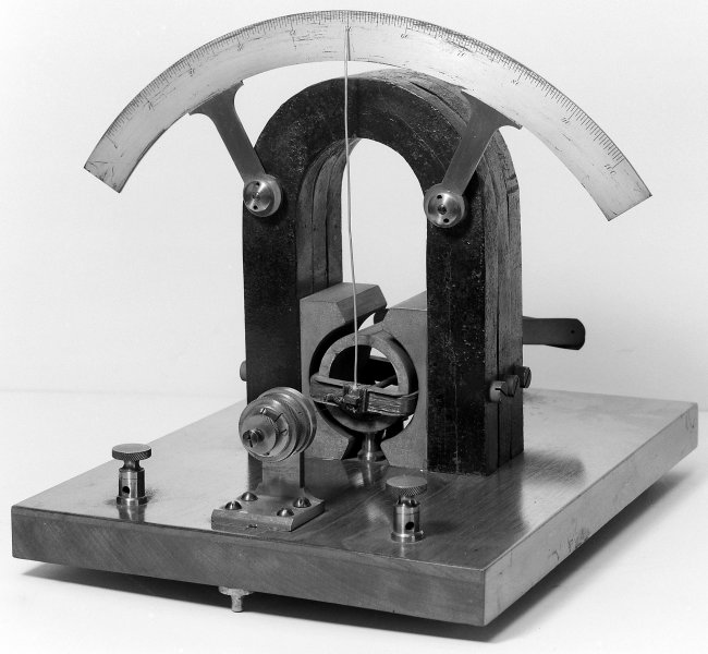 An early D'Arsonval/Weston galvanometer