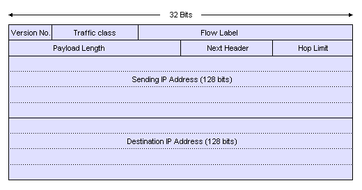 The IPv6 datagram header