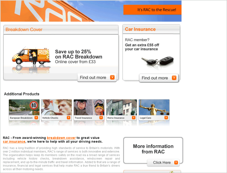 The RAC home page