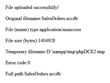 The $_FILES superglobal holds information about the uploaded file